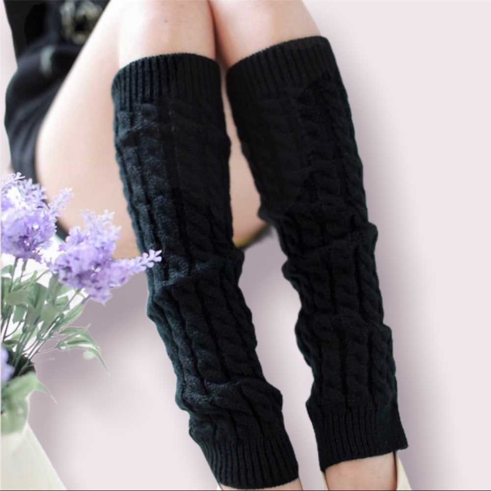 Knee High Knit Leg Warmers